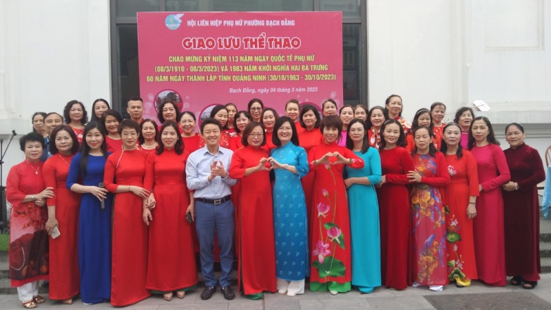 Hội LHPN phường sôi nổi tổ chức chương trình giao lưu thể thao nhân kỷ niệm 113 năm ngày Quốc tế phụ nữ (08/3/1910 - 08/3/2023), 1983 năm Khởi nghĩa Hai Bà Trưng, hướng tới chào mừng kỷ niệm 60 năm ngày thành lập tỉnh Quảng Ninh (30/10/1963 - 30/10/2023)