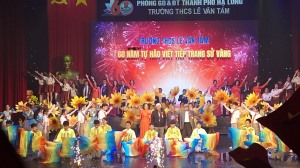 Trường THCS Lê Văn Tám kỷ niệm 60 năm ngày thành lập trường và chào mừng 41 năm ngày Nhà giáo Việt Nam