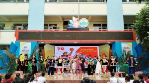 Trường THCS Lê Văn Tám tổ chức buổi sinh hoạt ngoại khoá Chào mừng kỷ niệm 70 năm chiến thắng Điện Biên Phủ
